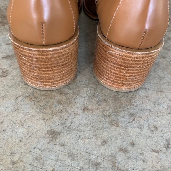 Everlane The Heel Boot Cognac Colored Booties Size 7 - Picture 7 of 11